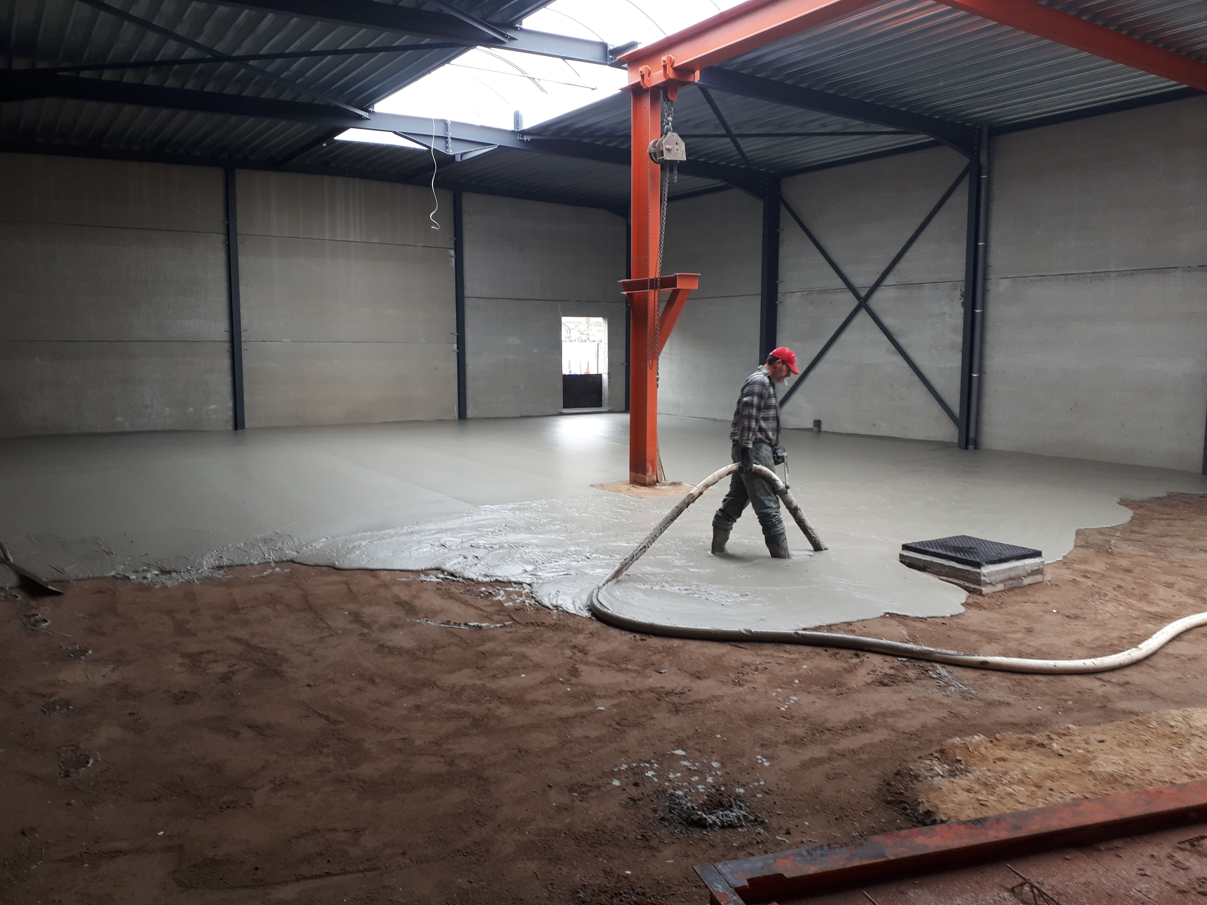 Binnenuitvulling met beton